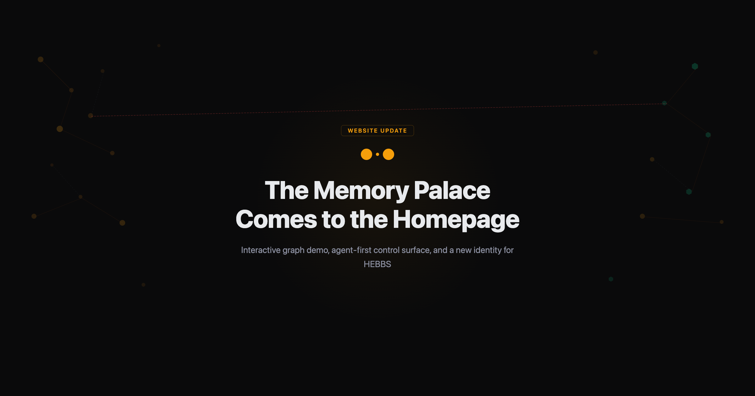 The Memory Palace Comes to the Homepage